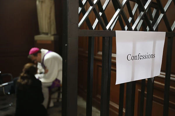 Holy confession during Easter week