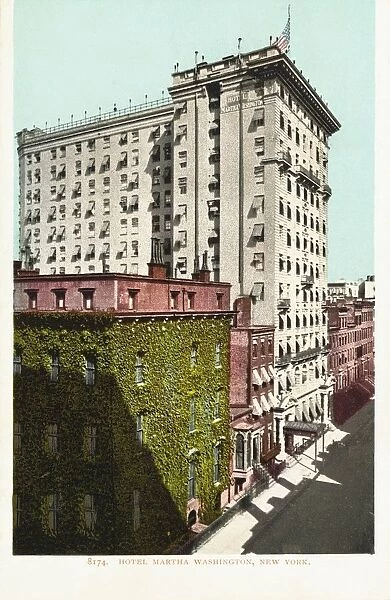 Hotel Martha Washington, New York Postcard. Hotel Martha Washington, New York Postcard
