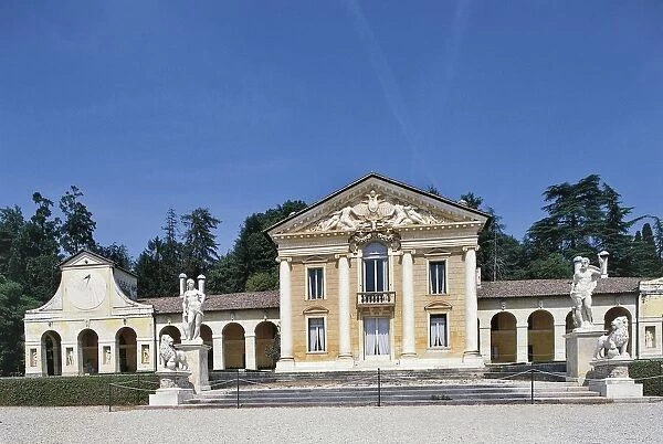Italy, Veneto, Maser, Treviso province, Palladian Villas, Villa Barbaro