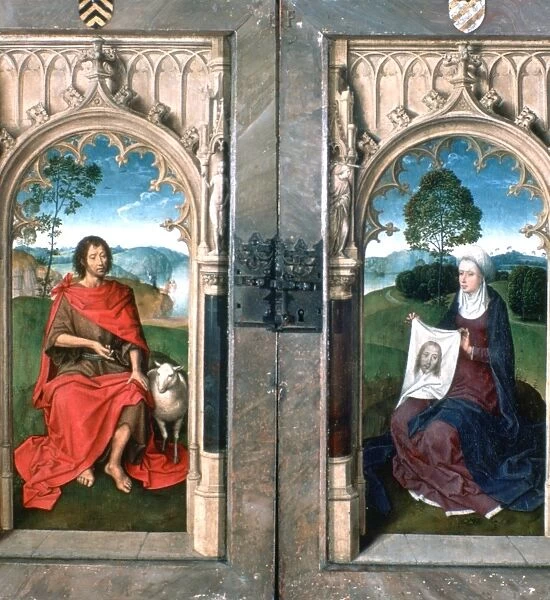 Jan Floreins Triptych, 1470s. Oil on panel. Hans Memling (1430  /  1440-1494) South Netherlandish