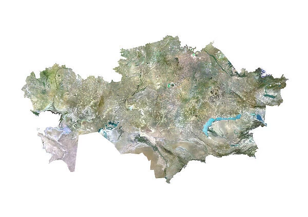 Kazakhstan, Satellite Image