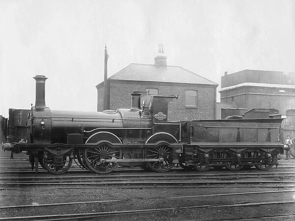 London & South Western Railway (LSWR) Locomotive No 148, Colne with its tender