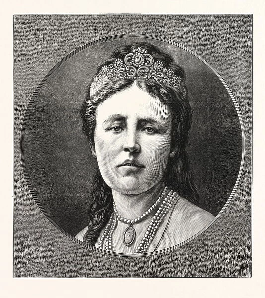 Her Majesty the Queen of Sweden, Engraving 1876