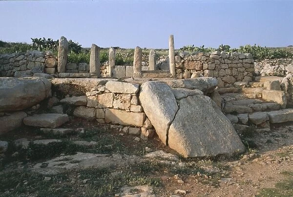 Malta, Mnajdra, Tarxien, Megalithic Temple, 3000-2500 bc
