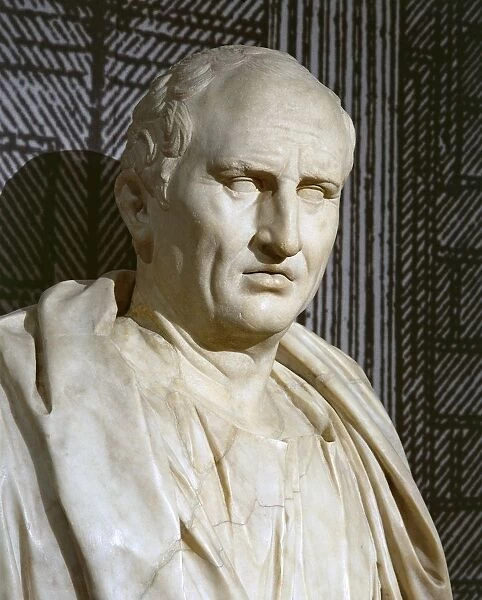 Marble bust of Marcus Tullius Cicero, Roman civilization, 1st century b. c. - 1st century a. d