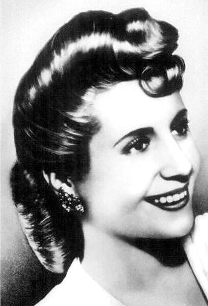 Maria Eva Duarte de Peron 7 May 1919 - 26 July 1952, was the second wife of President Juan Peron