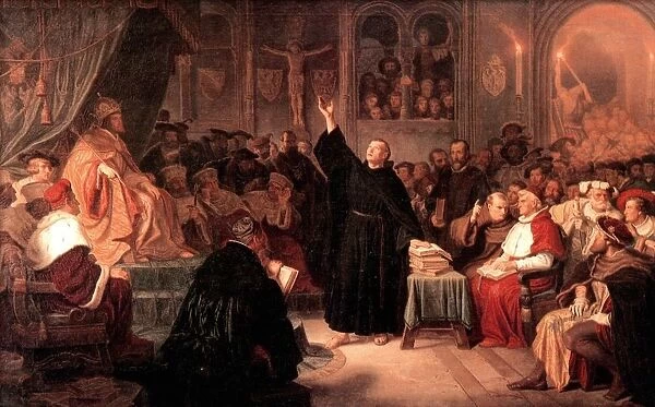 Martin Luther at the Diet of Worms 1521