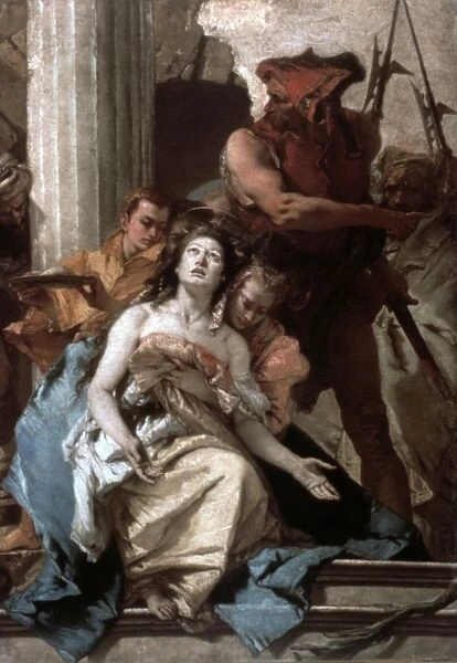 Martyrdom of St Agatha c1750. Giovanni Battista (Gianbattista) Tiepolo (1696-1770)