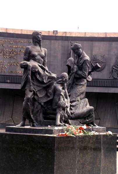 Memorial to the siege of leningrad in leningrad, 1989