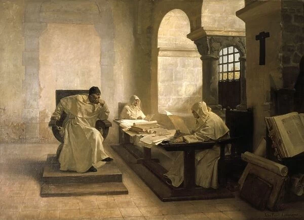 The Men of the Holy Office. Jean Paul Laurens (1838-1921) French painter and illustrator