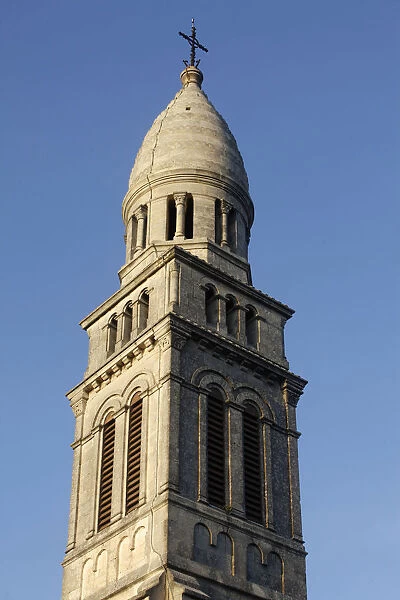 Notre-Dame of Beauregard church spire in Provence