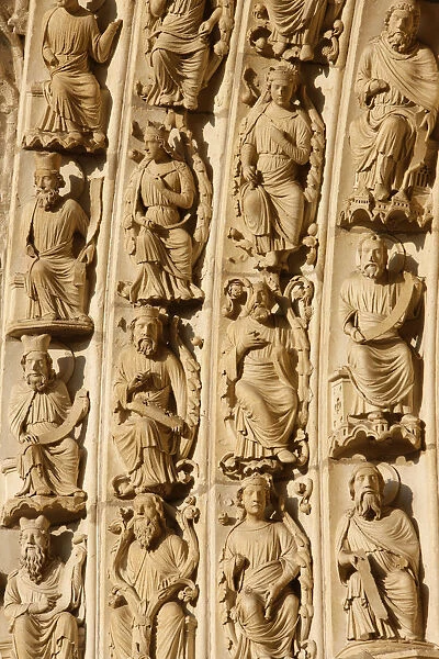 Notre-Dame of Chartres cathedral Gate sculptures