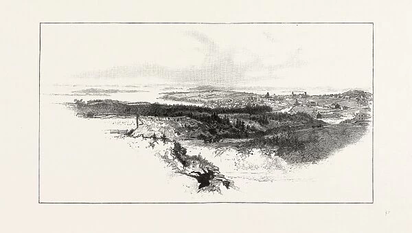 Nova Scotia, Chester, Canada, Nineteenth Century Engraving