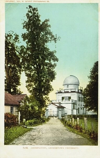 Observatory, Georgetown University Postcard. 1904, Observatory, Georgetown University Postcard