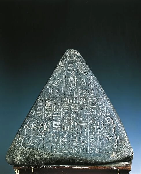 Piramidion of Huy made from granite