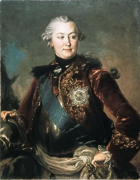 Portrait of count grigory orlov (1734 - 1783), oil painting by stefano torelli