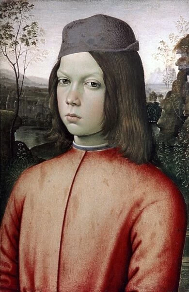 Portrait of a Young Boy, c1500. Oil on wood. Pintoricchio (Bernadino di Betto