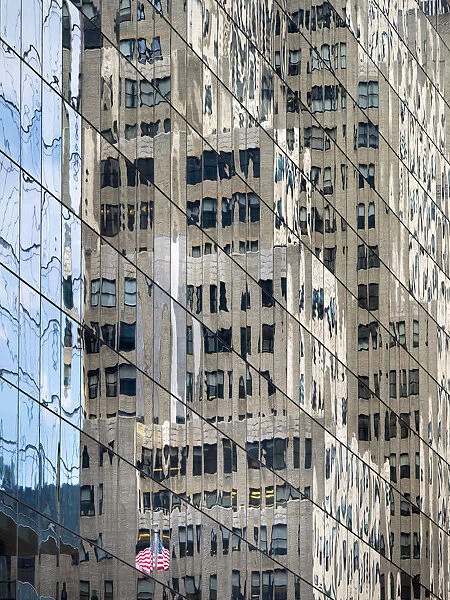 Reflections in 42nd street, New York USA 2