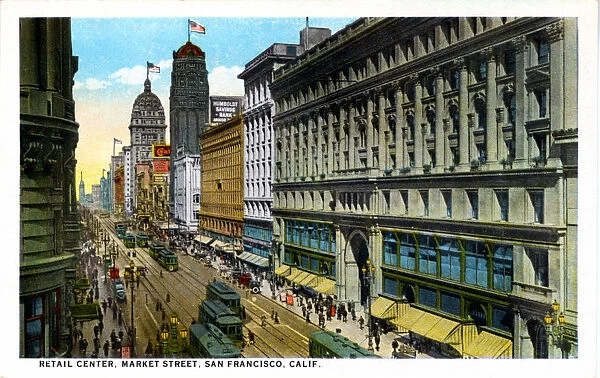 Retail Center, Market Street, San Francisco, California