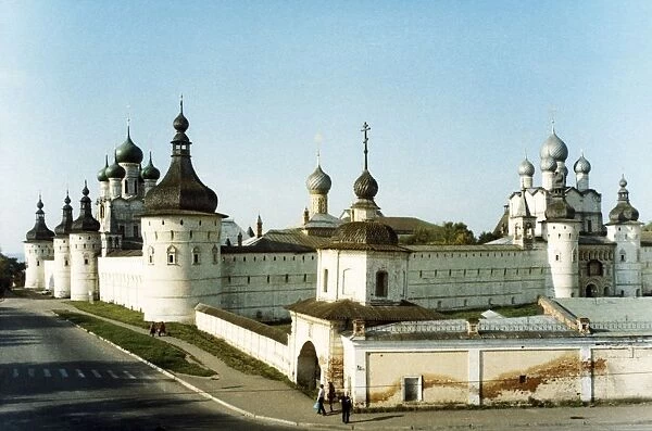 The rostov kremlin in the yaroslavl region of russia