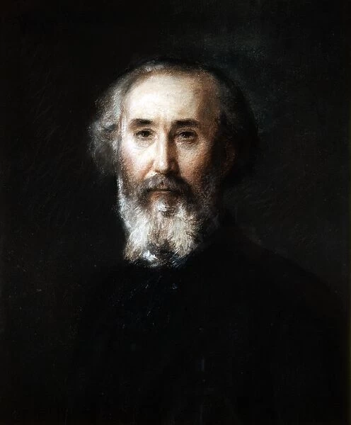 Self-Portrait. Oil on canvas. Emmanuel Lansyer (1835-1893) French landscape painter