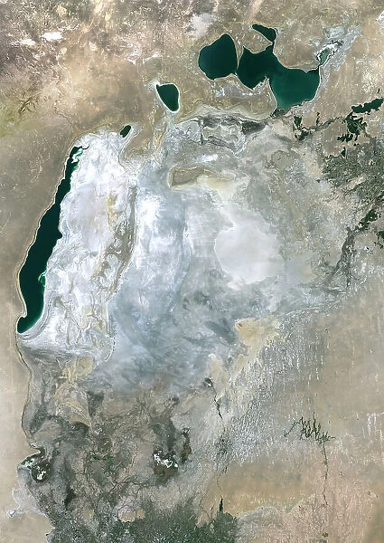 The Shrinking of the Aral Sea in 2020