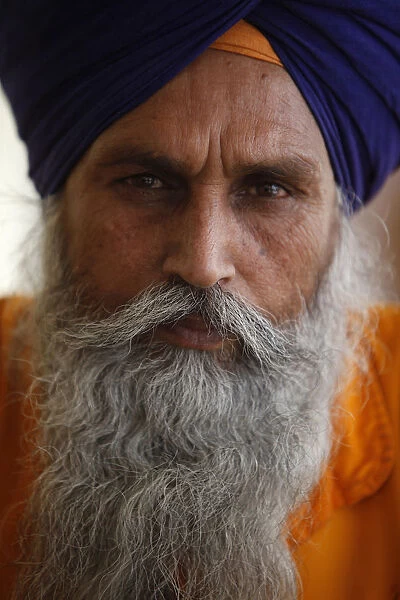 Sikh in Bangla Sahib Gurdwara