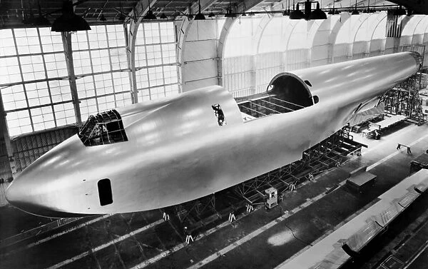 Spruce Goose Hull Construction