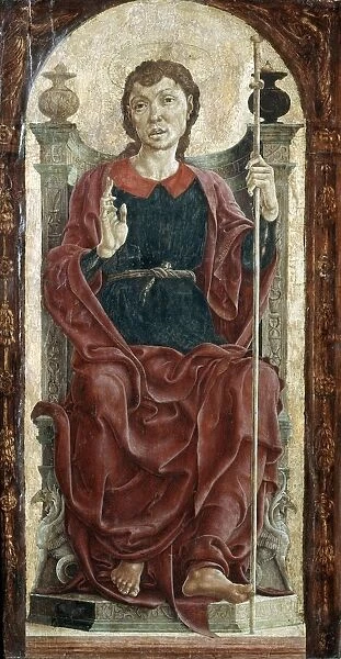 St James. Tempera on panel. Cosimo Tura (c1430-1495) Italian Early-Renaissance
