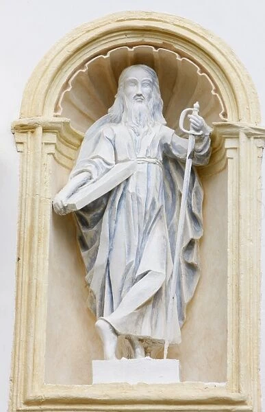 Statue of Saint-Paul in Saint-Nicolas of Vateroce church
