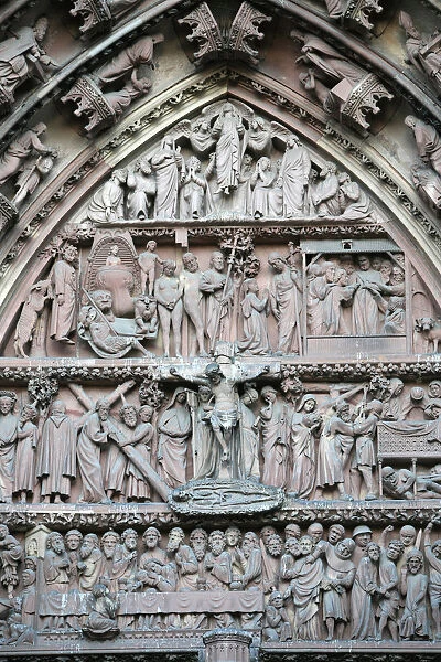Strasbourg cathedral tympanum