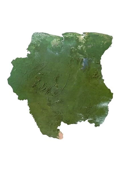 Suriname, Satellite Image