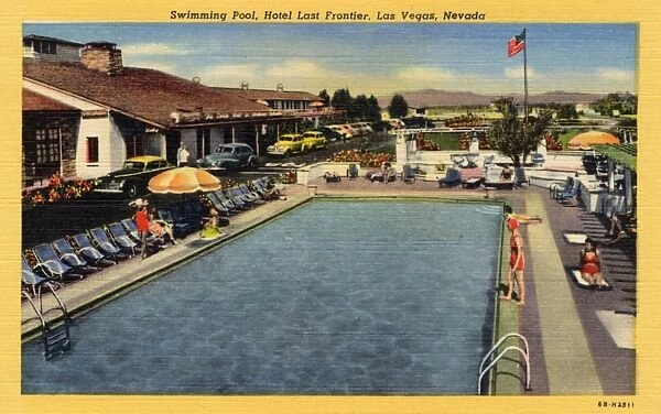 Swimming Pool, Hotel Last Frontier, Las Vegas, Nevada