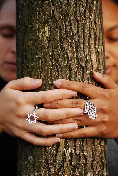 Symbols of judaism and islam