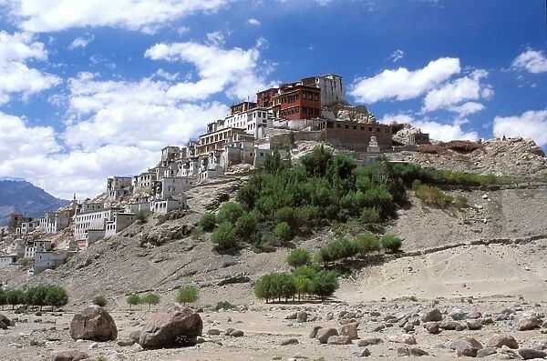 Tikse buddhist monastery in Ladakh
