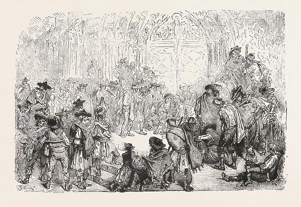 The Tribunal of the Waters, Valencia, 1876, Spain