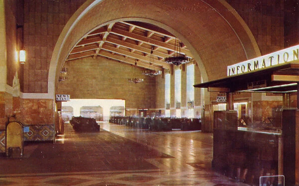 Waiting Room, Union Station, Los Angeles, California
