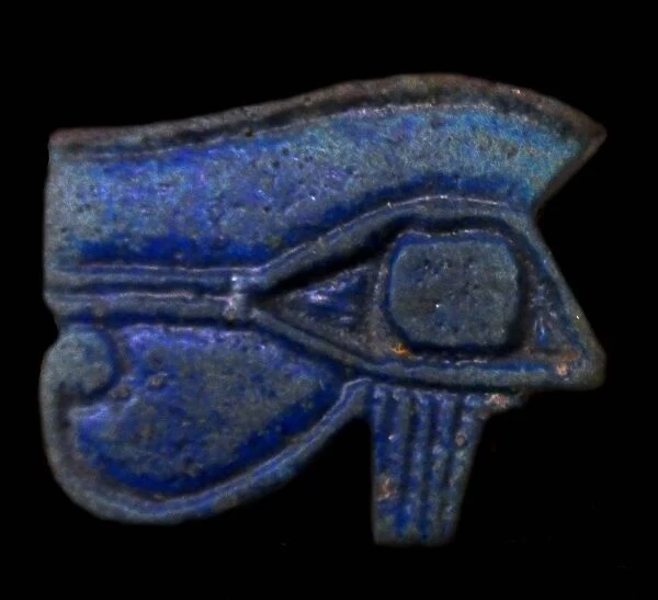 Wedjet Eye, an amulet from Dynastic Egypt. The Wedjet is associated with Horus, the god of the sky