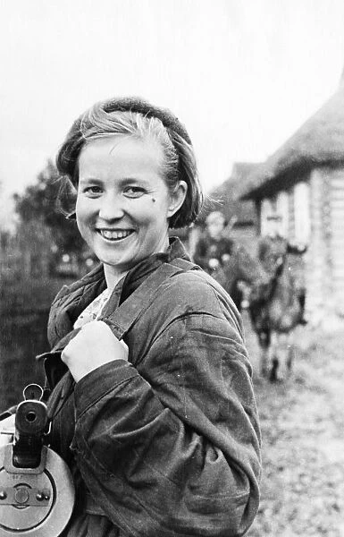 World war 2, masha d, , a young partisan who was killed by the germans in the leningrad region