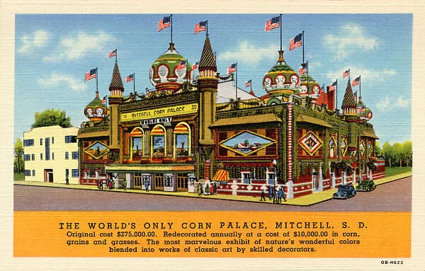 The Worlds Only Corn Palace, Mitchell, South Dakota