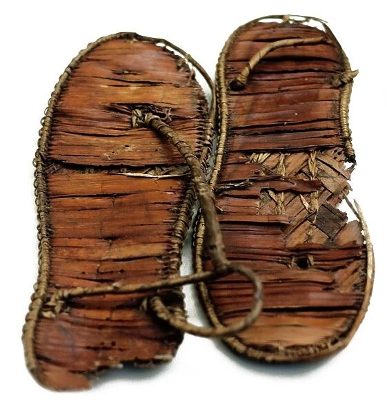Woven rush Egyptian sandals