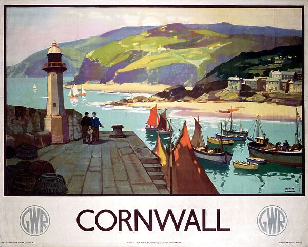 Cornwall, GWR poster, 1937