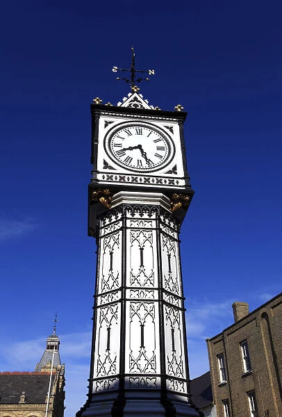 clock tower and square, Downham Market Norfolk