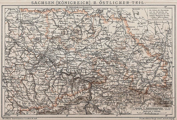 Kingdom of Saxony, Eastern part