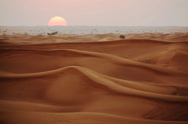 Sand dunes in Dubai
