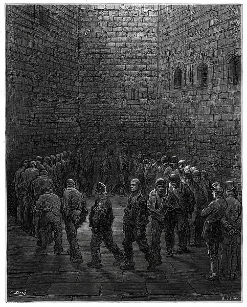 Victorian London - Newgate Prison Exercise Yard