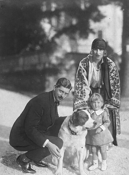 Prince Charles of Romania, who has renounced his rights to the throne, with his wife