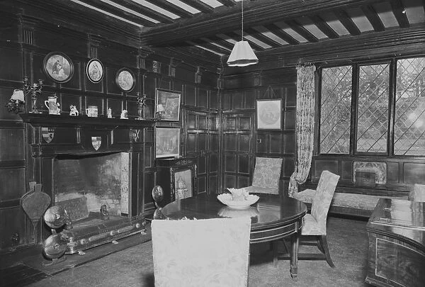 Interior of Tonacombe Manor, Morwenstow, Cornwall. 1958