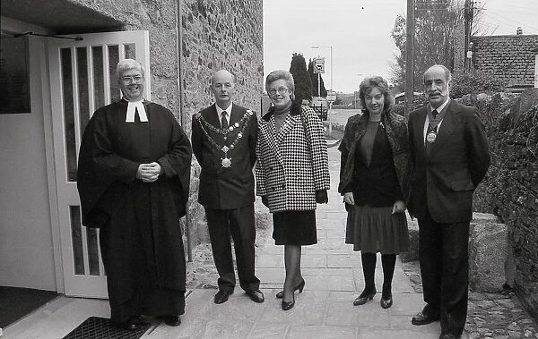 Methodist Church Opening, North Street, Lostwithiel, Cornwall. February 1993