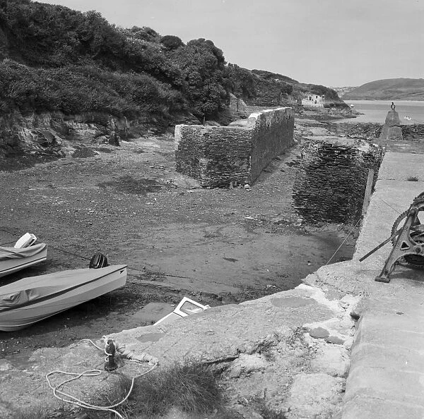 Old harbour, Padstow, Cornwall. 1974
